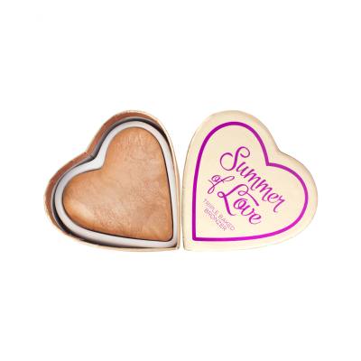 Makeup Revolution London I Heart Makeup Summer Of Love Bronzer dla kobiet 10 g Odcień Hot Summer Of Love