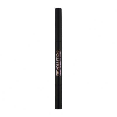 Makeup Revolution London Duo Brow Definer Kredka do brwi dla kobiet 0,15 g Odcień Brown