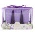 Grace Cole Fresh Lavender Zestaw Piana do kąpieli 50 ml + Żel pod prysznic 50 ml + Krem do ciała 50 ml + Kosmetyczka