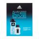 Adidas Ice Dive Zestaw Edt 50 ml + Żel pod prysznic 250 ml