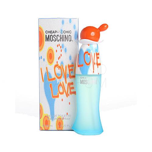 Moschino Cheap And Chic I Love Love Woda toaletowa dla kobiet 100 ml Uszkodzone pudełko