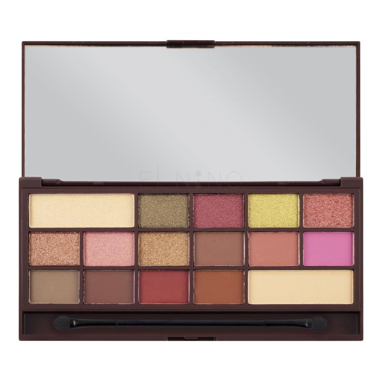 I Heart Revolution Chocolate Eyeshadow Palette Cienie do powiek dla kobiet 21,96 g Odcień Rose Gold