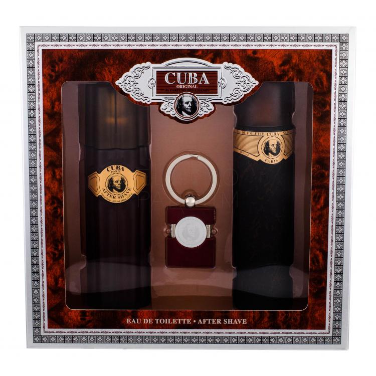 Cuba Gold Zestaw Edt 100ml + 100ml Woda po goleniu + breloczek Uszkodzone pudełko