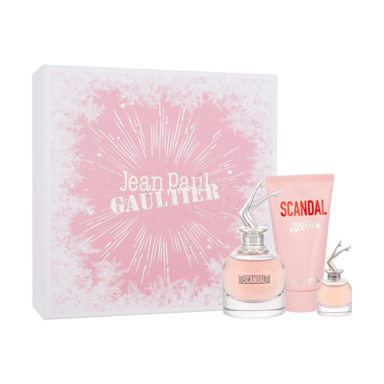 Jean Paul Gaultier Scandal Zestaw Edp 50 ml + Mleczko do ciała 75 ml + Edp 6 ml