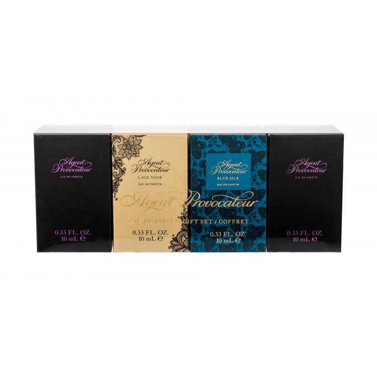 Agent Provocateur Gift Set Zestaw Edp Agent Provocateur 2x 10 ml + Edp Lace Noir 10 ml + Edp Blue Silk 10 ml