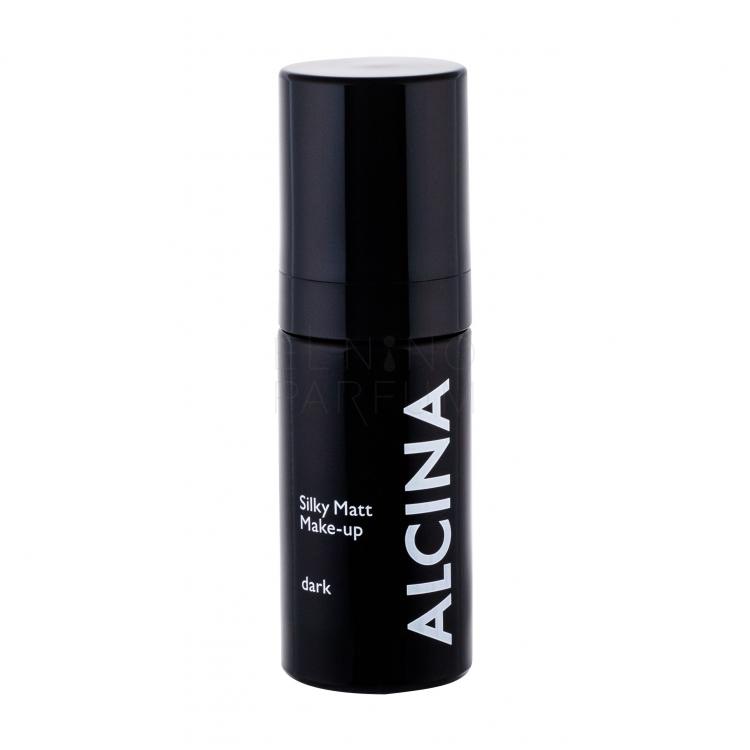 ALCINA Silky Matt SPF15 Podkład dla kobiet 30 ml Odcień Dark