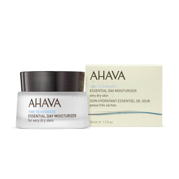 AHAVA Time To Hydrate Essential Day Moisturizer Very Dry Skin Krem do twarzy na dzień dla kobiet 50 ml