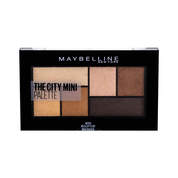 Maybelline The City Mini Cienie do powiek dla kobiet 6 g Odcień 400 Rooftop Bronzes
