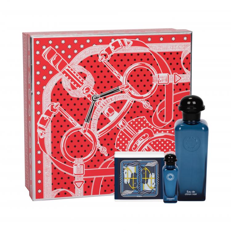 Hermes Eau de Citron Noir Zestaw Edc 100 ml + Edc 7,5 ml + Mydło 50 g