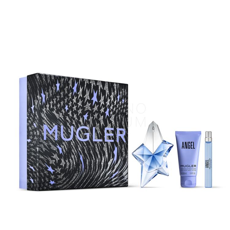 Mugler Angel Zestaw Edp 50 ml + Edp 10 ml + Mleczko do ciała  50 ml Do napełnienia