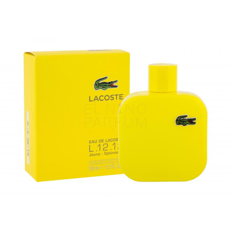 Lacoste Eau de Lacoste L.12.12 Jaune (Yellow) Woda toaletowa dla mężczyzn 100 ml Uszkodzone pudełko