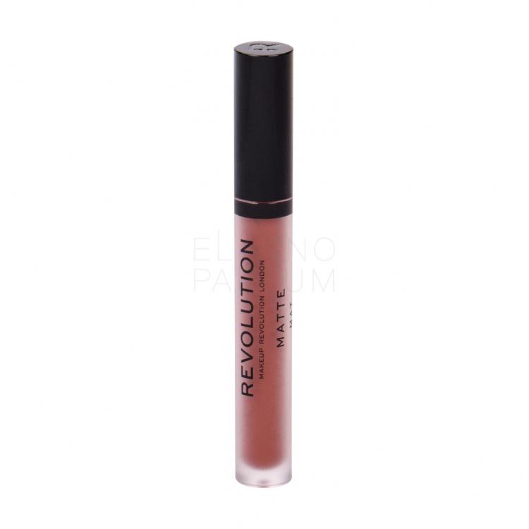 Makeup Revolution London Matte Pomadka dla kobiet 3 ml Odcień 124 Gone Rogue