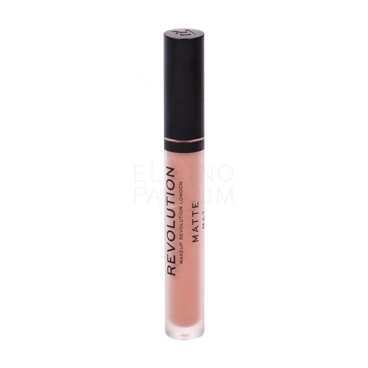 Makeup Revolution London Matte Pomadka dla kobiet 3 ml Odcień 101 Piece Of Cake