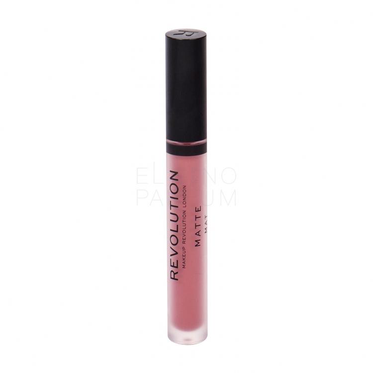 Makeup Revolution London Matte Pomadka dla kobiet 3 ml Odcień 114 White Wedding