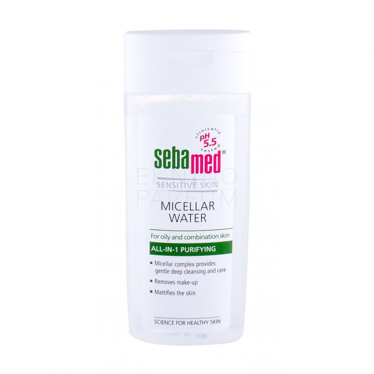 SebaMed Sensitive Skin Micellar Water Oily Skin Płyn micelarny dla kobiet 200 ml