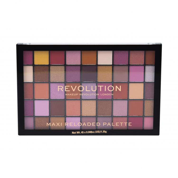 Makeup Revolution London Maxi Re-loaded Cienie do powiek dla kobiet 60,75 g Odcień Big Big Love