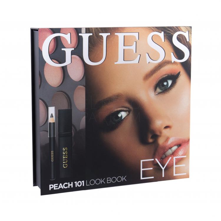 GUESS Look Book Eye Zestaw Cienie do powiek 12 x 1,16 g + Tusz do rzęs Black 4 ml + Kredka do oczu Black 0,5 g + Lusterko