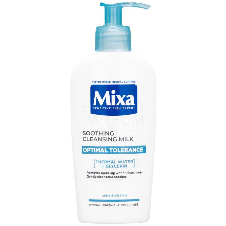 Mixa Optimal Tolerance Soothing Cleansing Milk Mleczko do demakijażu dla kobiet 200 ml