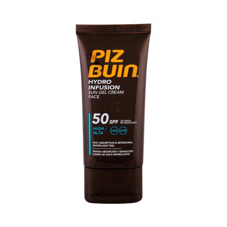 PIZ BUIN Hydro Infusion SPF50 Preparat do opalania twarzy 50 ml Uszkodzone pudełko