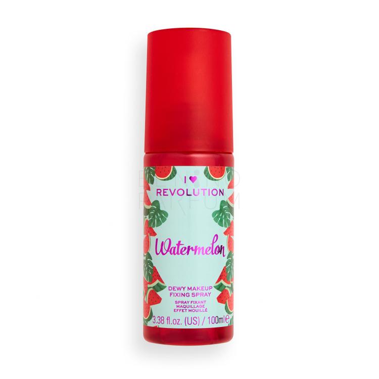 Makeup Revolution London I Heart Revolution Fixing Spray Watermelon Utrwalacz makijażu dla kobiet 100 ml