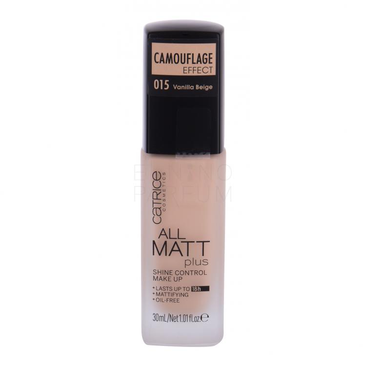 Catrice All Matt Plus Podkład dla kobiet 30 ml Odcień 015 Vanilla Beige