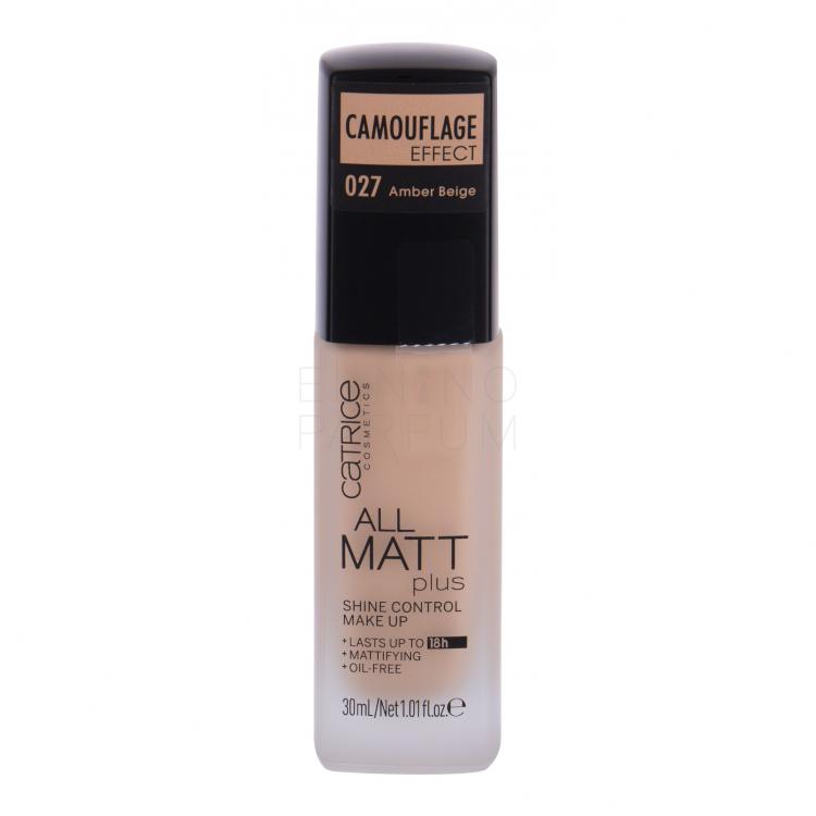 Catrice All Matt Plus Podkład dla kobiet 30 ml Odcień 027 Amber Beige