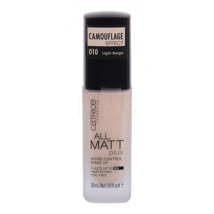 Catrice All Matt Plus Podkład dla kobiet 30 ml Odcień 010 Light Beige