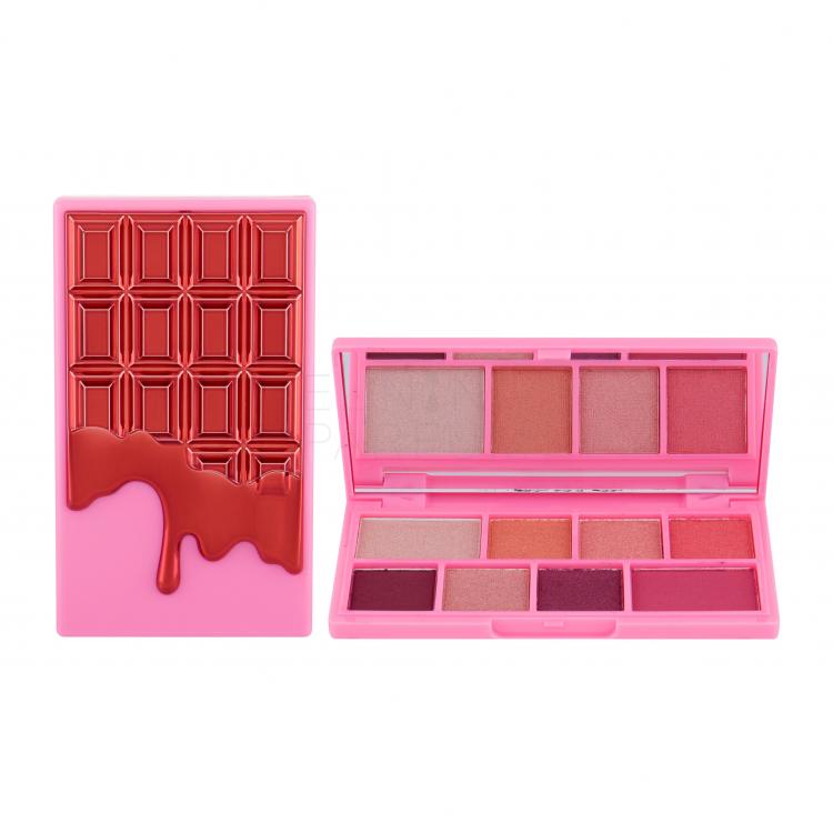 Makeup Revolution London I Heart Revolution Mini Chocolate Cienie do powiek dla kobiet 10,2 g Odcień Cherry