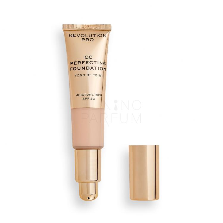 Makeup Revolution London Revolution PRO CC Perfecting SPF30 Podkład dla kobiet 26 ml Odcień F0.1