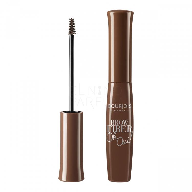 BOURJOIS Paris Brow Fiber Oh, Oui! Tusz do brwi dla kobiet 6,8 ml Odcień 002 Chestnut