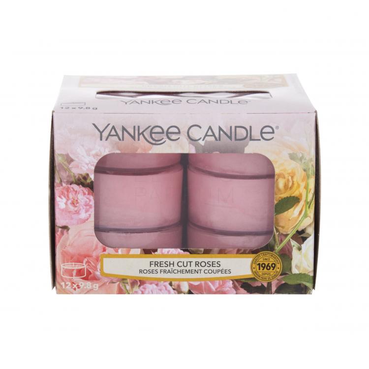 Yankee Candle Fresh Cut Roses Świeczka zapachowa 117,6 g