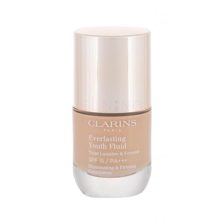 Clarins Everlasting Youth Fluid SPF15 Podkład dla kobiet 30 ml Odcień 105 Nude