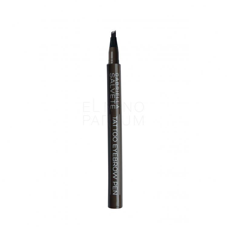 Gabriella Salvete Tattoo Eyebrow Pen Kredka do brwi dla kobiet 0,28 g Odcień 02 Brown