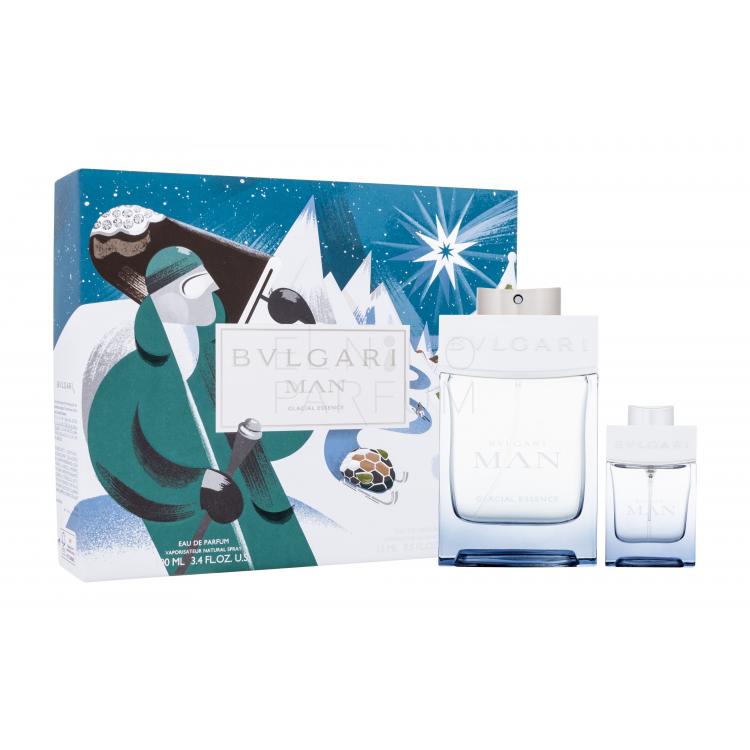 Bvlgari MAN Glacial Essence Zestaw Edp 100 ml + Edp 15 ml