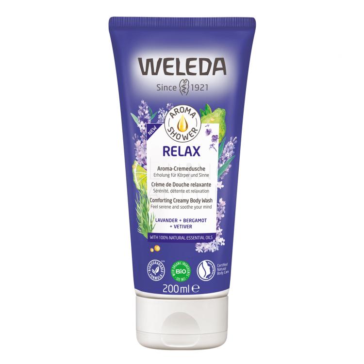 Weleda Aroma Shower Relax Krem pod prysznic dla kobiet 200 ml