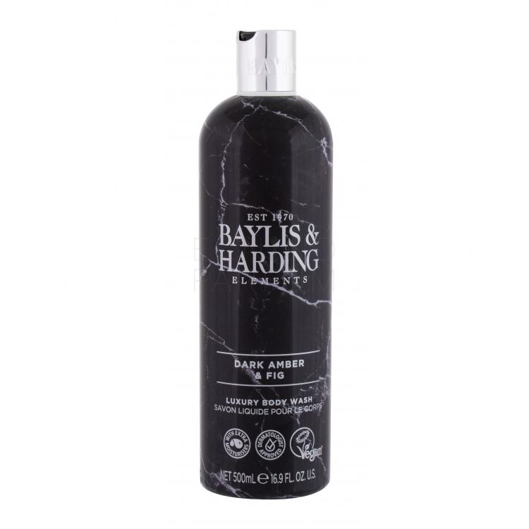 Baylis &amp; Harding Elements Dark Amber &amp; Fig Żel pod prysznic dla kobiet 500 ml