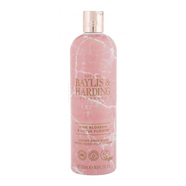 Baylis &amp; Harding Elements Pink Blossom &amp; Lotus Flower Żel pod prysznic dla kobiet 500 ml