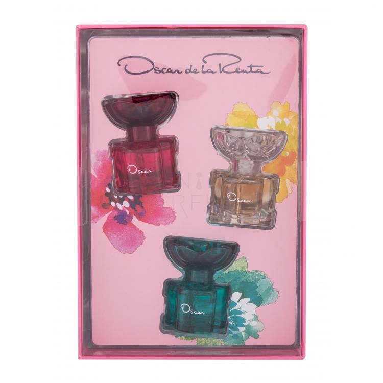 Oscar de la Renta Mini Set Zestaw Edp Esprit D´Oscar 7,5 ml + Edt Jasmine 7,5 ml + Edt Rose 7,5 ml