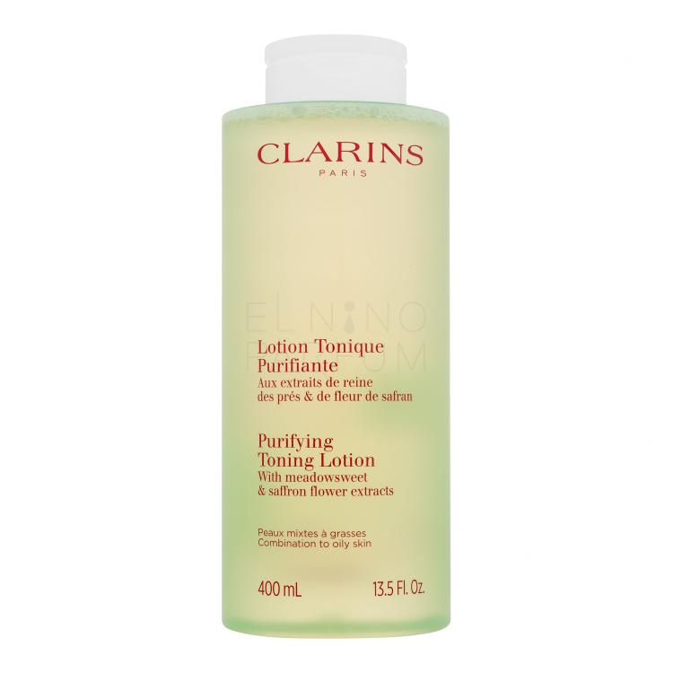 Clarins Purifying Toning Lotion Wody i spreje do twarzy dla kobiet 400 ml