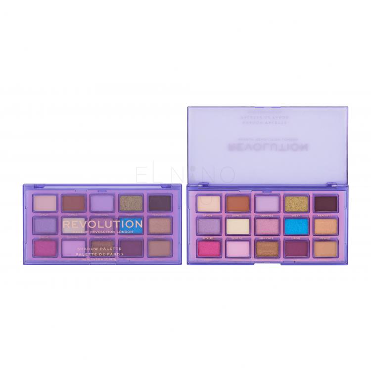 Makeup Revolution London Reflective Palette Cienie do powiek dla kobiet 11,25 g Odcień Ultra Violet