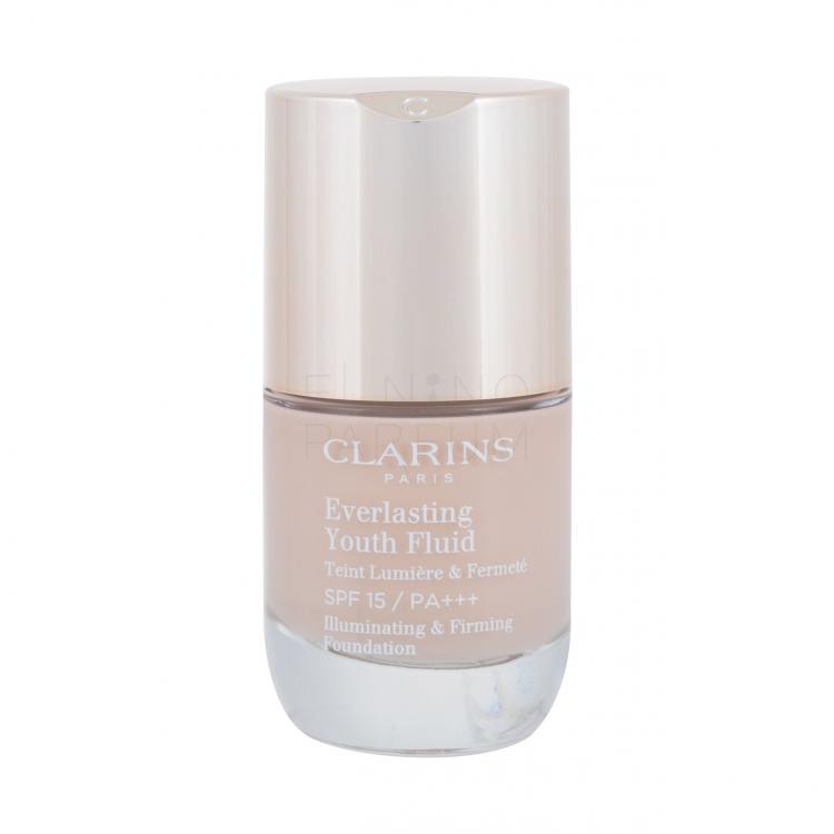 Clarins Everlasting Youth Fluid SPF15 Podkład dla kobiet 30 ml Odcień 100 Lily