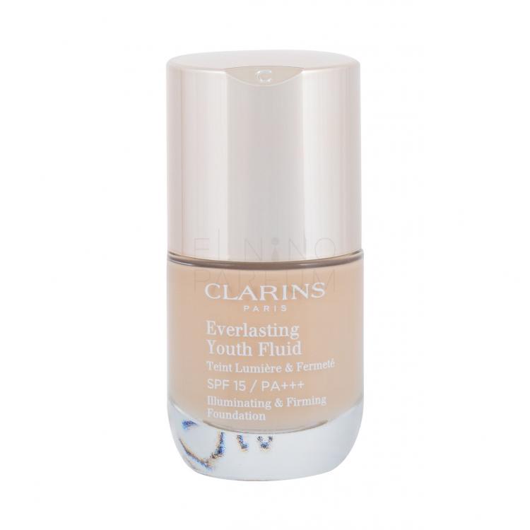 Clarins Everlasting Youth Fluid SPF15 Podkład dla kobiet 30 ml Odcień 101 Linen