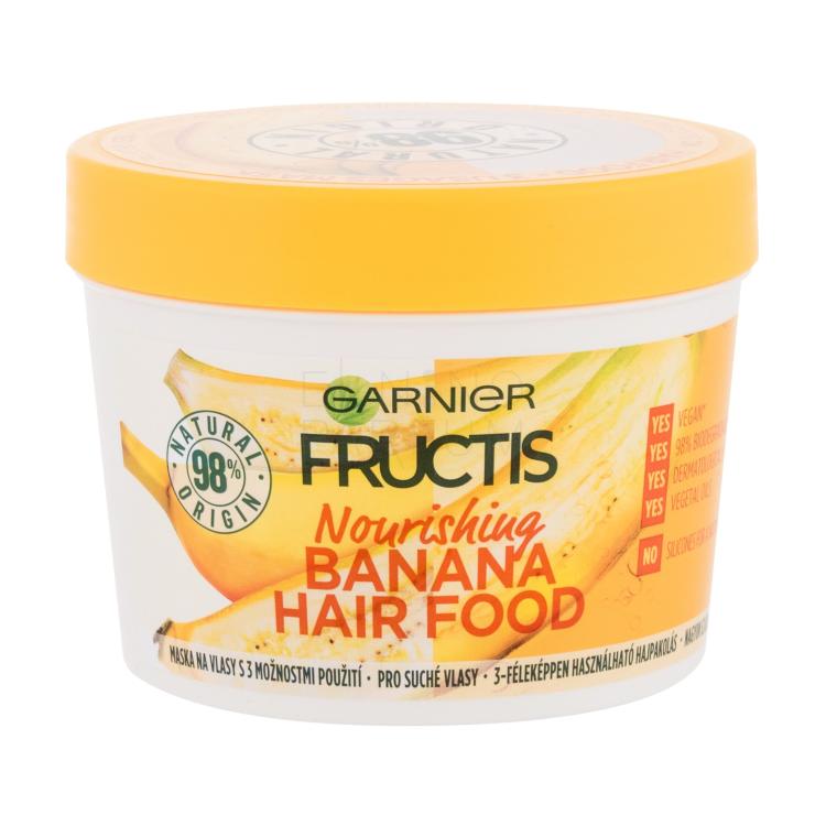 Garnier Fructis Hair Food Banana Nourishing Mask Maska do włosów dla kobiet 390 ml