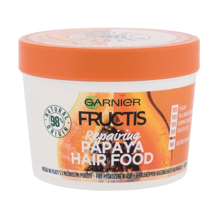 Garnier Fructis Hair Food Papaya Repairing Mask Maska do włosów dla kobiet 390 ml