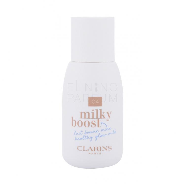 Clarins Milky Boost Podkład dla kobiet 50 ml Odcień 04 Milky Auburn