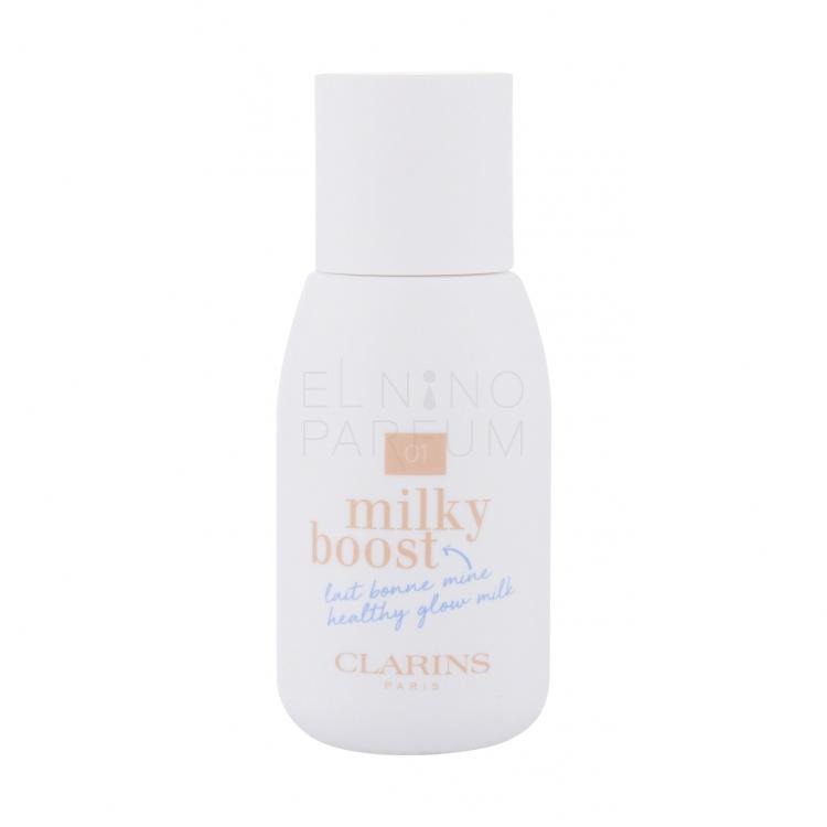 Clarins Milky Boost Podkład dla kobiet 50 ml Odcień 01 Milky Cream