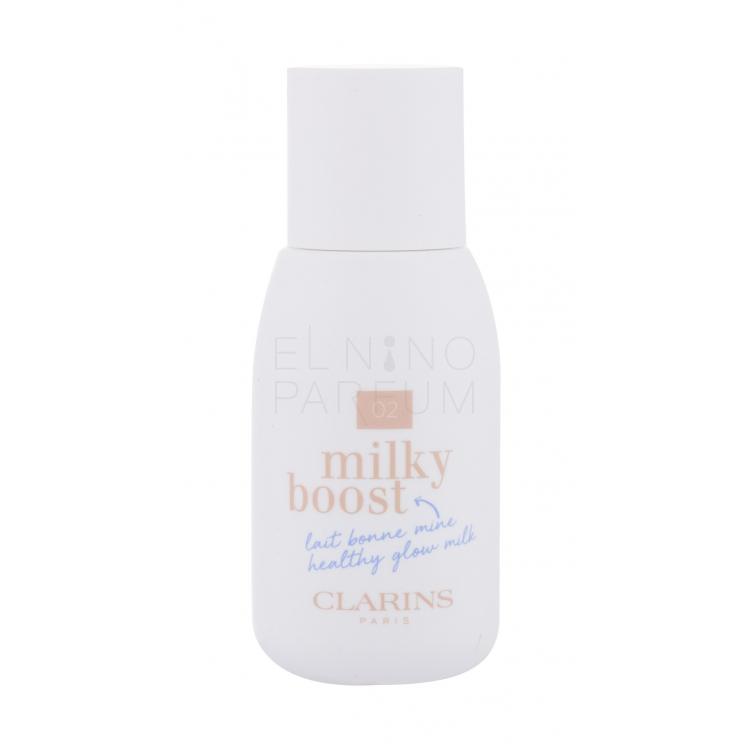 Clarins Milky Boost Podkład dla kobiet 50 ml Odcień 02 Milky Nude