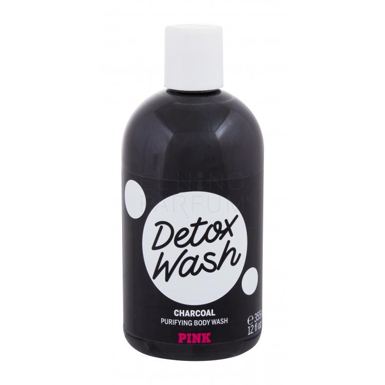 Pink Detox Wash Charcoal Body Wash Żel pod prysznic dla kobiet 355 ml