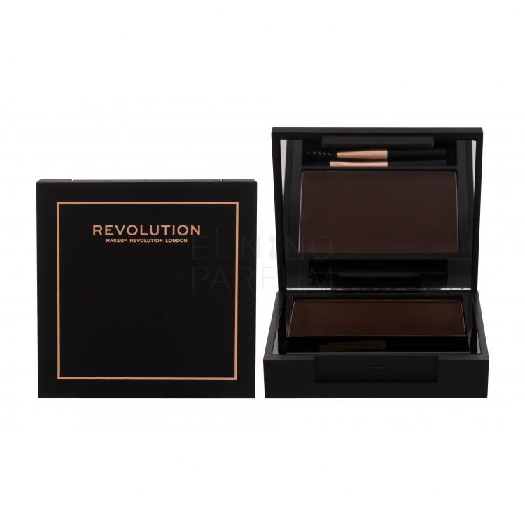 Makeup Revolution London Glossy Brow Żel i pomada do brwi dla kobiet 5 g Odcień Medium