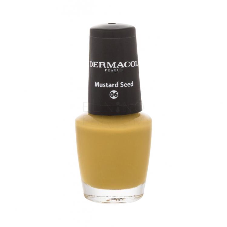 Dermacol Nail Polish Mini Autumn Limited Edition Lakier do paznokci dla kobiet 5 ml Odcień 06 Mustard Seed